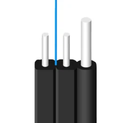 Alternative view of Cable Fibra Óptica Drop 1 Hilo/ Con Mensajero 1000 Metros
